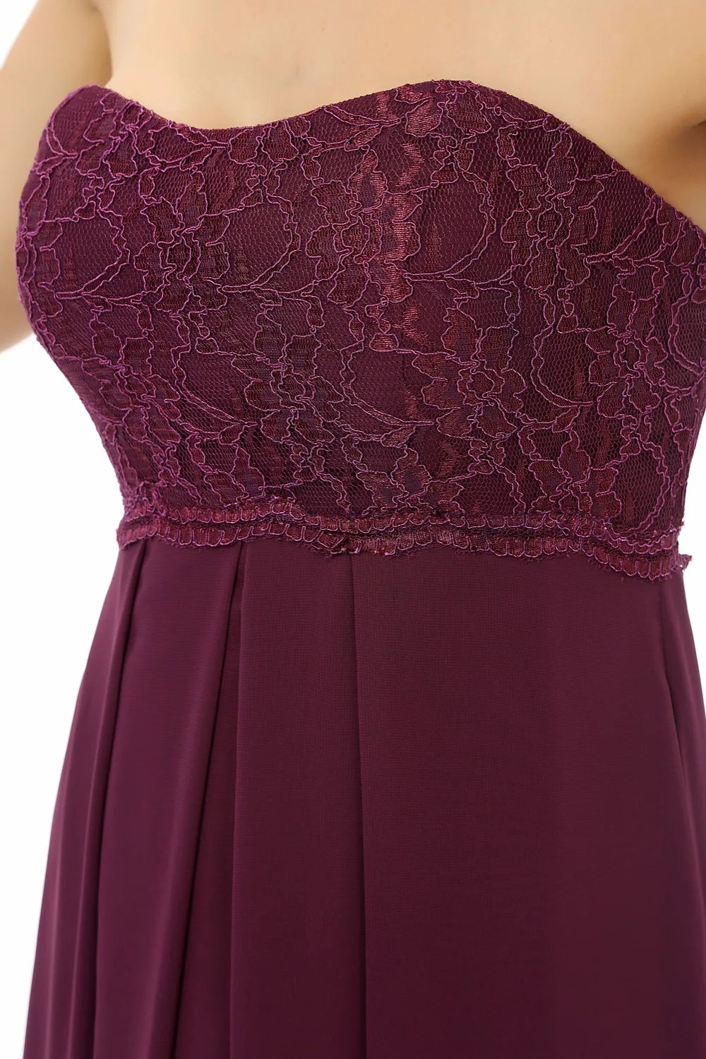 Forevergracedress реальные фотографии бордовый Цвет платье подружки невесты Простой Line