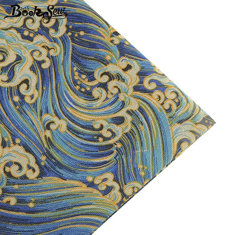Booksew Cotton Linen Fabric African Ankara Telas Por Metro Canvas Tissu DIY Tablecloth Bag Curtain Cushion Burlap | Дом и сад