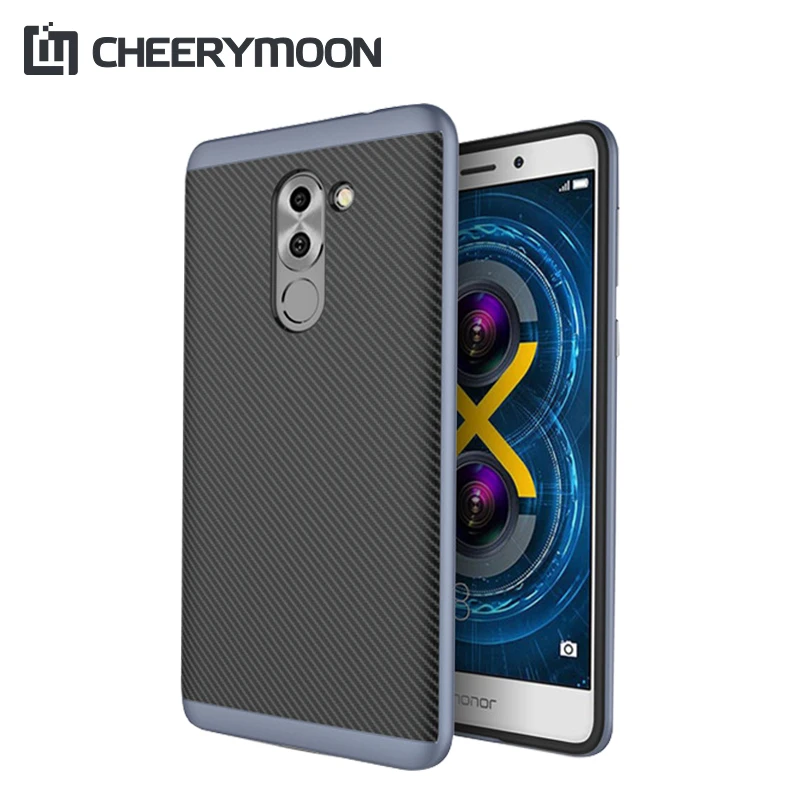 Cheerymoon антидетонационных для Huawei Honor 6x6x5.5 &quotГибридный ТПУ силиконовый + PC Dual Слои