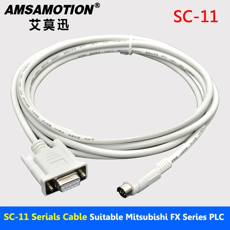Кабель для программирования внешний кабель Mitsubishi FX1N 0S 3U 3G Series PLC 9 pin штекер гнездо
