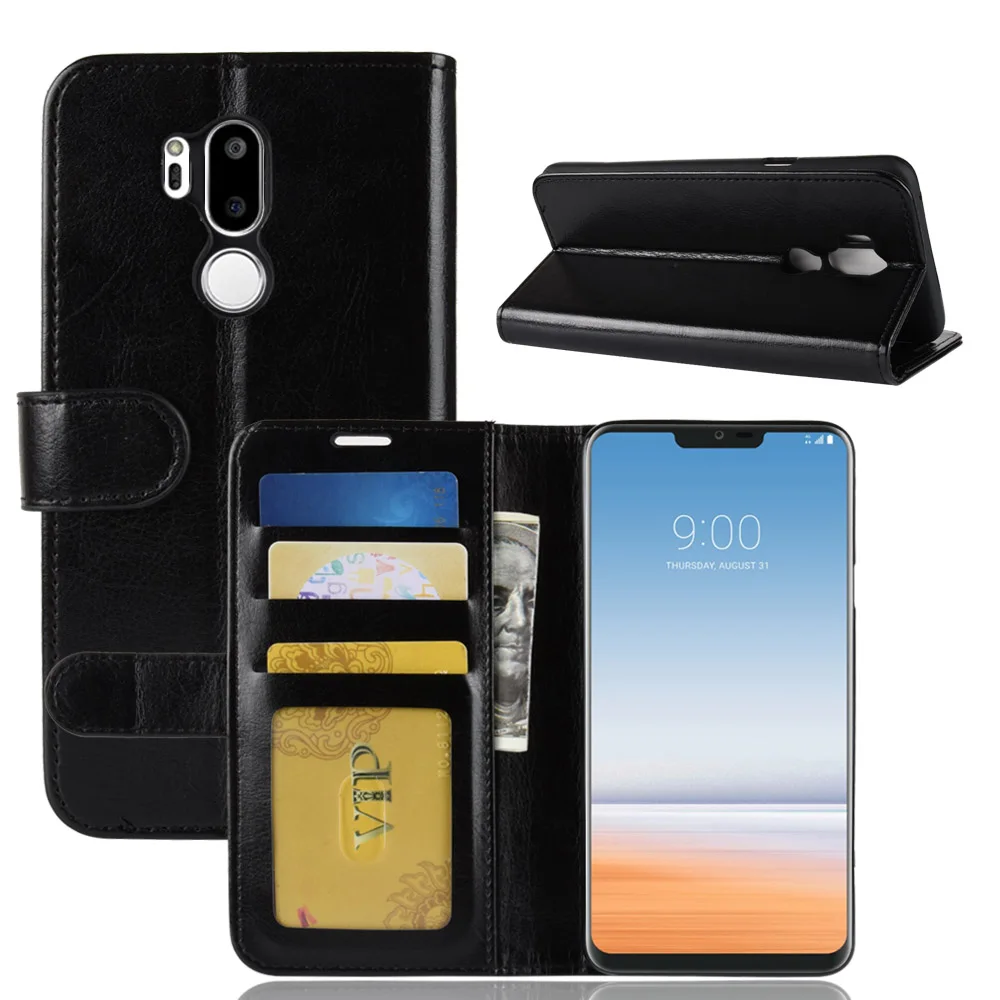 Чехол LG7 для LG G7 ThinQ G710 чехол кошелек держатель карт книжка Кожаные чехлы защитный