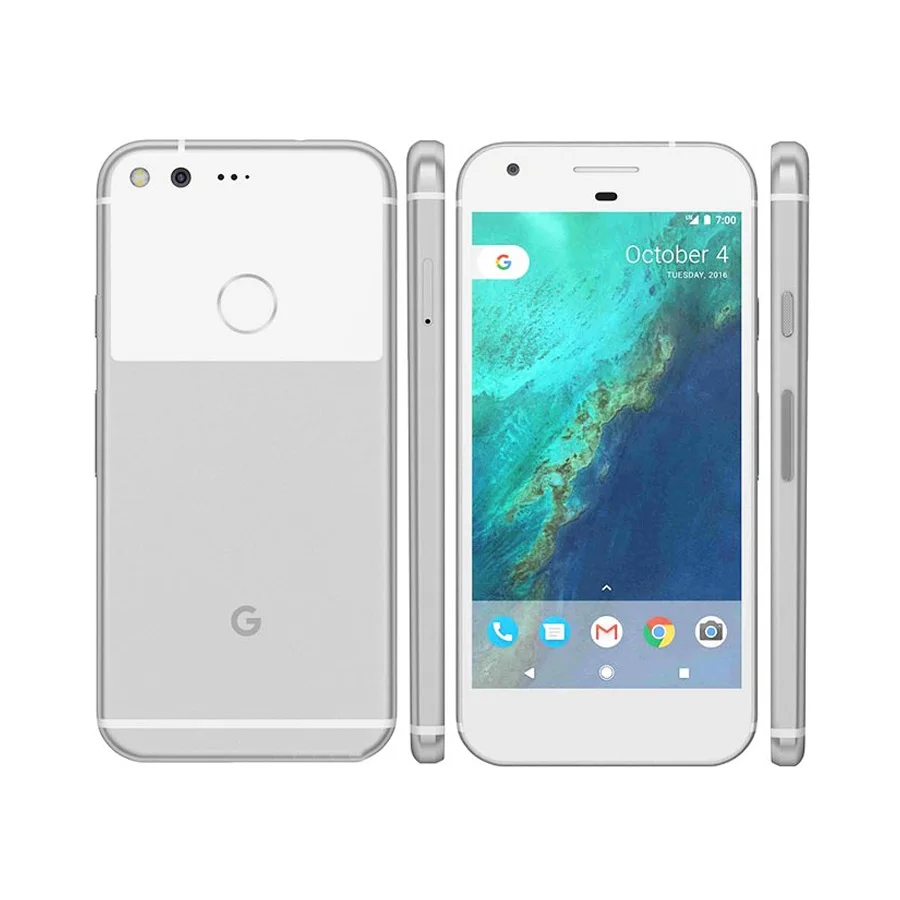 Версия США, Google Pixel, 4G LTE, мобильный телефон, 5,0 дюймов, 4 Гб ОЗУ, 128 Гб ПЗУ, Android 7,1, четыре ядра, Snapdragon 821, NFC, сотовый телефон