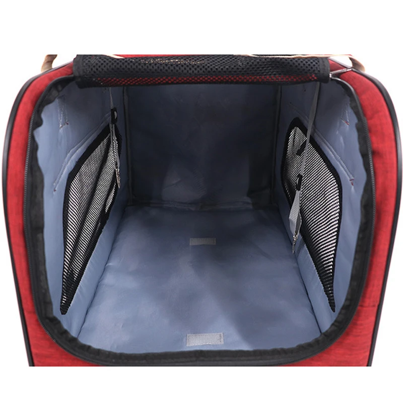 Четырехколесная складная сумка для путешествий с собакой/кошкой/палка