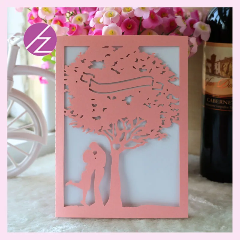 Бесплатная печать Персонализированные вырезки в форме любовного дерева