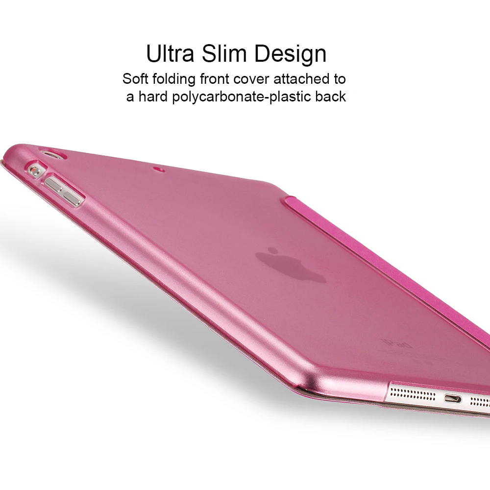 RHOADA Ultra Slim Смарт Флип Стенд PU кожаный чехол для Apple iPad Mini 1 2 3 retina Дисплей Wake