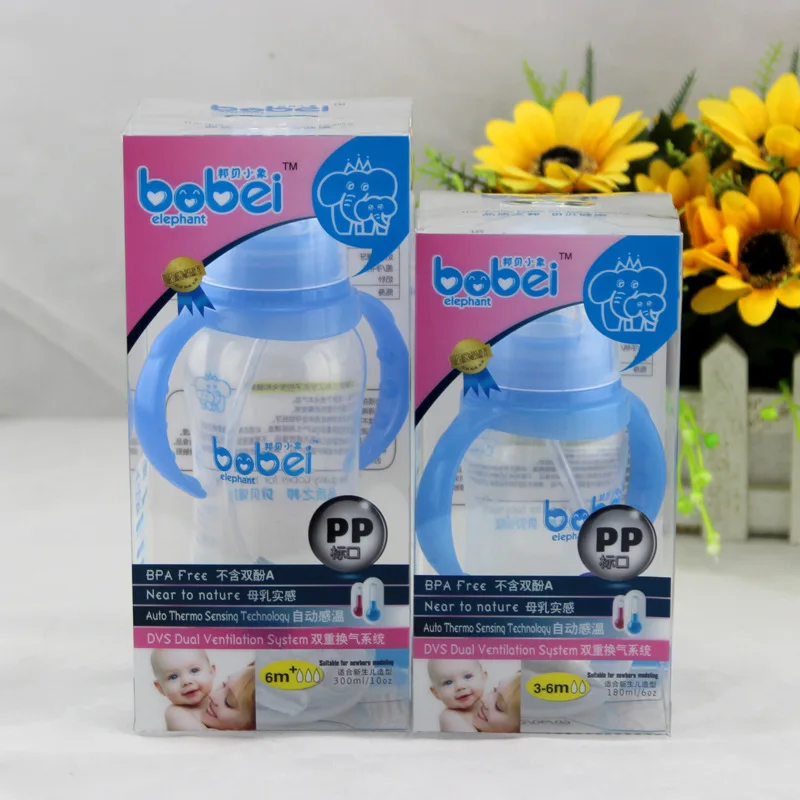 Стандартный рот ребенка Arc PP температура зондирования кормления Бутылка с ручкой