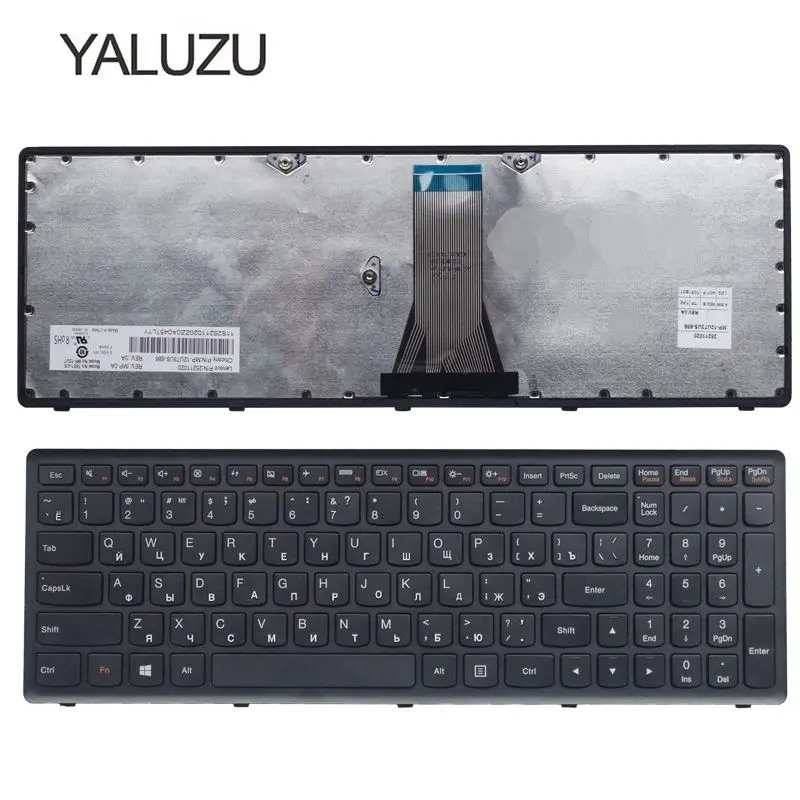 Русская клавиатура для Lenovo IdeaPad G500C S510P G500S G500H S500 S500C G505s G510S Z510 RU с черной рамкой |