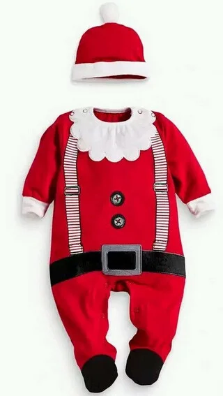 Новинка 2015 года Рождественский детский комбинезон костюм детская одежда для