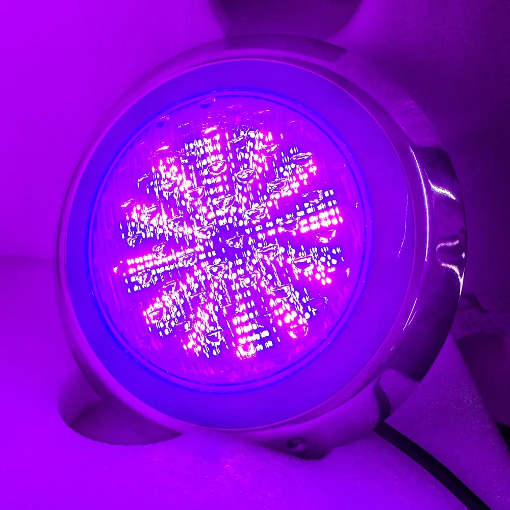 Светодиодный светильник для бассейна s AC 12V 54W RGB цветной Spash IP68 водонепроницаемый