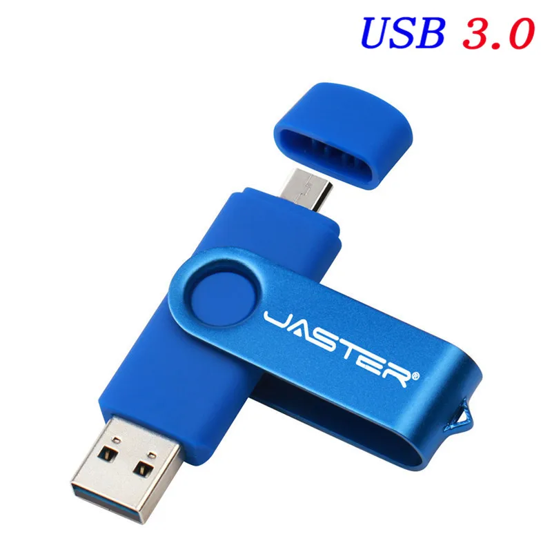 Dark blue JASTER флеш-накопитель USB 3,0 8 ГБ 16 ГБ 32 ГБ Флешка Meta OTG USB 2,0 флэш-накопитель Внешняя память для смартфона - Цвет: Dark blue