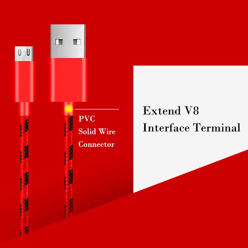 Micro USB кабель 1 м 2 а нейлоновый для быстрой зарядки и передачи данных Android
