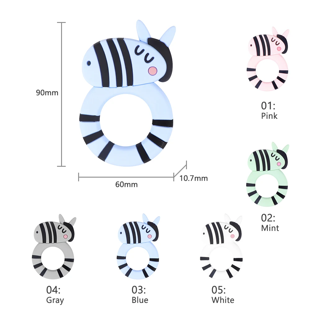 Детские Силиконовые Прорезыватели TYRY.HU zebra аксессуары для ухода за зубами