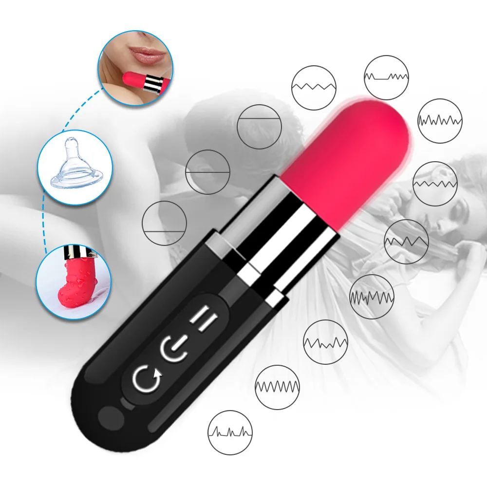 2019 New Lipsticks Vibrator Mini Electric Bullet Massager Clitoris Stimulator Erotic Product Sex Toys for Woman | Красота и здоровье