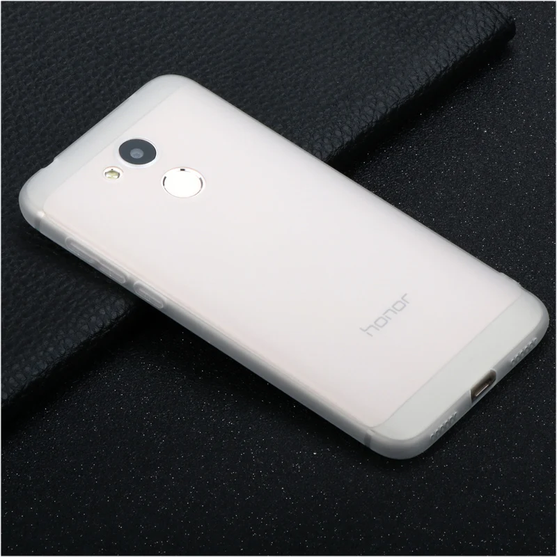 Чехол для Huawei Honor 6C Pro мягкий силиконовый матовый чехол-бампер с защитой 360