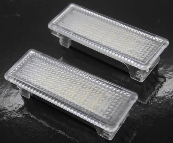 2x WHITE Error Free LED COURTESY DOOR LAMP LIGHT INTERIOR/Footwell light/Luggage Compartment Light for R56 R57 R58 R59 R60 | Автомобили и