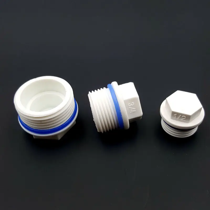 5 шт./лот 1/2 &quot3/4&quot 1 &quotфитинг трубы пробки мужские Резьбовые Фитинги Торцевая