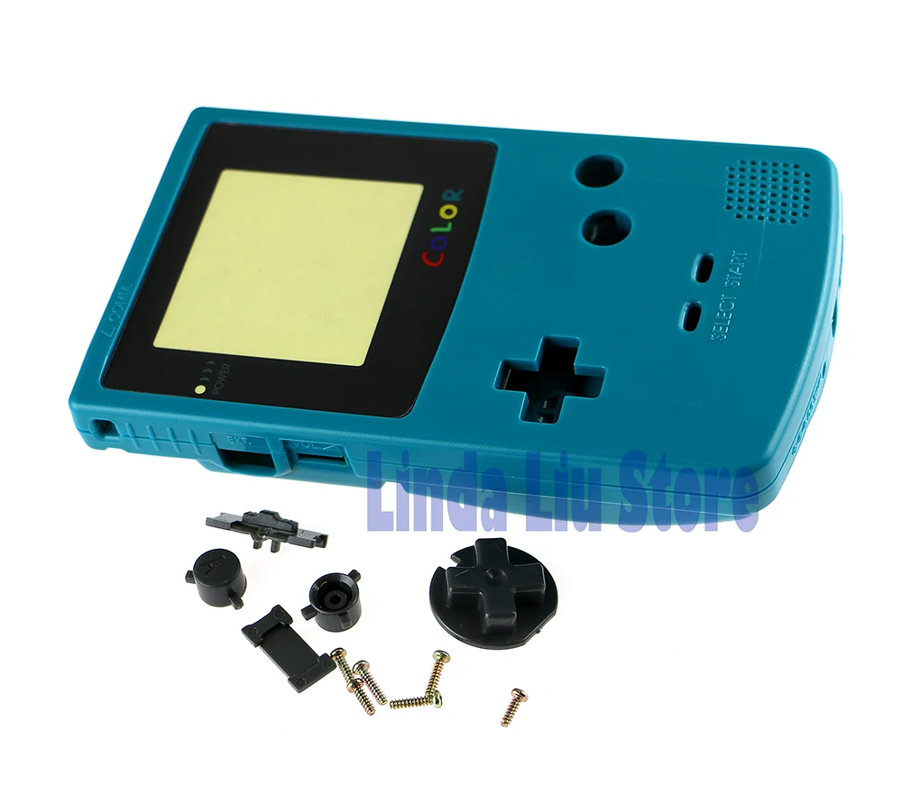 Chengdianwan 6 компл./лот Цветной корпус для GBC gameboy цвет с пластиковым экраном Лен