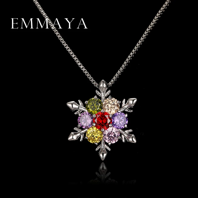 Очаровательные рождественские украшения Emmaya популярное ожерелье ожерелья с