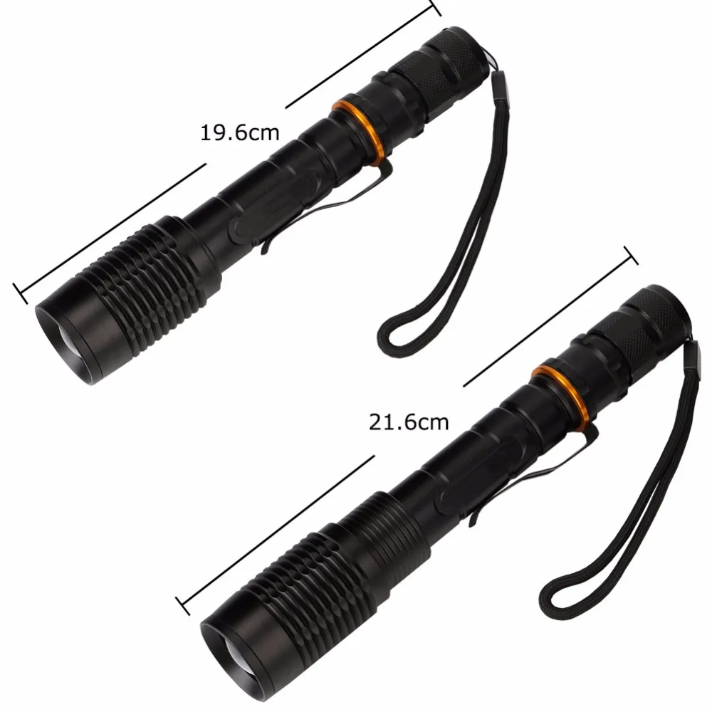 5 режимов Мощный водонепроницаемый светодиодный фонарик лампа фонарь