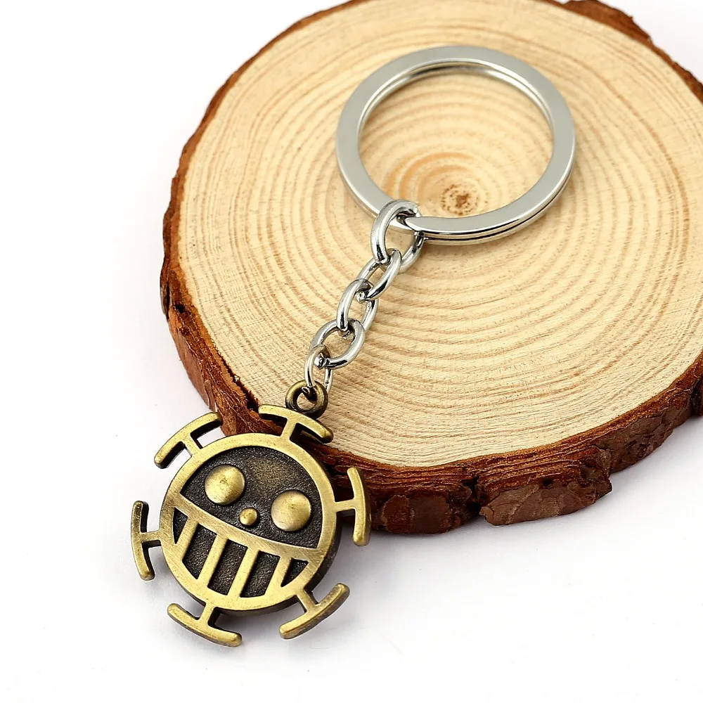 Цельный брелок для ключей кольцо мужчин модные аксессуары аниме дропшиппинг