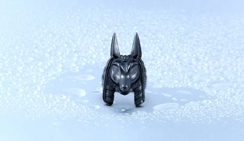 DoreenBeads Египетский миф бог Anubis кольцо для мужчин Нержавеющая сталь панк ювелирные изделия Модные Винтажные животное человек высшего качества титановые кольца