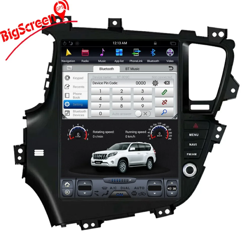 Автомагнитола 2 Din на Android 12 9 6 0 дюйма без DVD плеера GPS навигация для KIA Optima K5 2010 2013