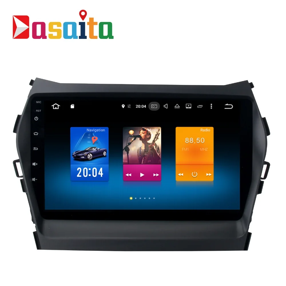 Автомобиль 2 din Android gps для hyundai Santa fe 2013 2017 IX45 авто навигации головное устройство