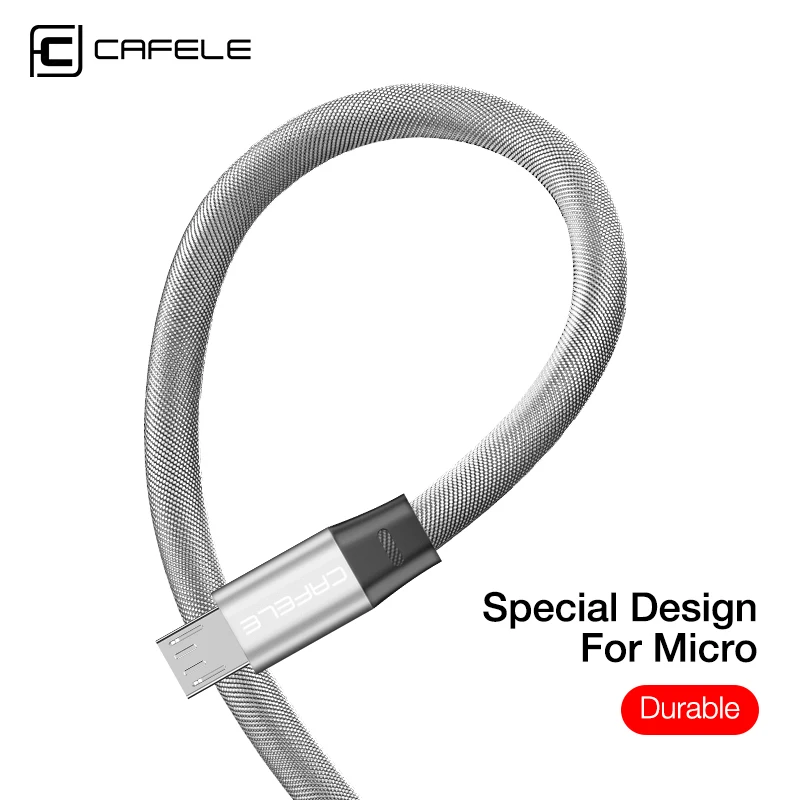 Cafele Кабель Micro USB для samsung huawei Xiaomi Android телефоны зарядка через usb кабель передачи