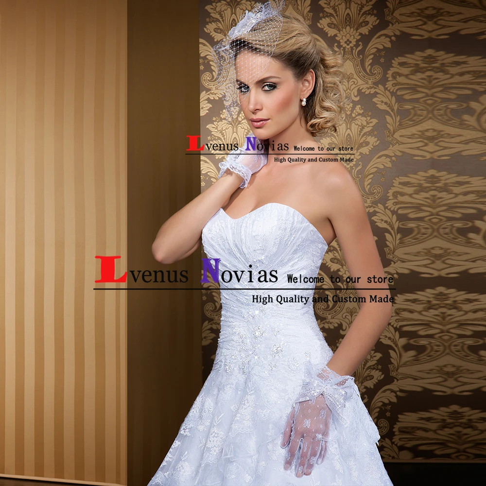 Vestido de noiva 2 em 1 элегантные свадебные платья невесты романтическое кружевное
