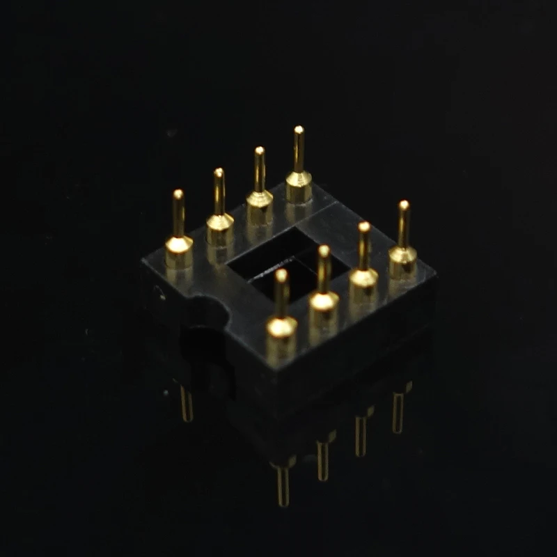 10 шт./лот DIP8 8 Pin Позолоченный OP-AMP разъем | Электроника