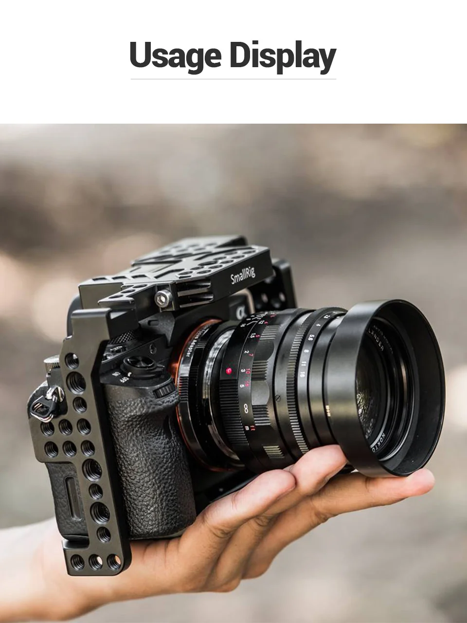Smallrig Камера клетка для sony A7II/A7RII/A7SII ILCE-7M2/ILCE-7RM2/ILCE-7SM2 клетка Риг-1660