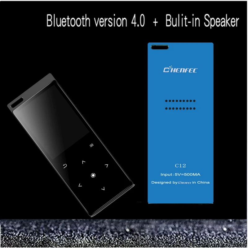 HIFI C12 MP4 плеер с Bluetooth студенческий Walkman Mini Touch Mp4 ультратонкий Mp4 динамик поддерживает лирику электронная книга без потерь музыка