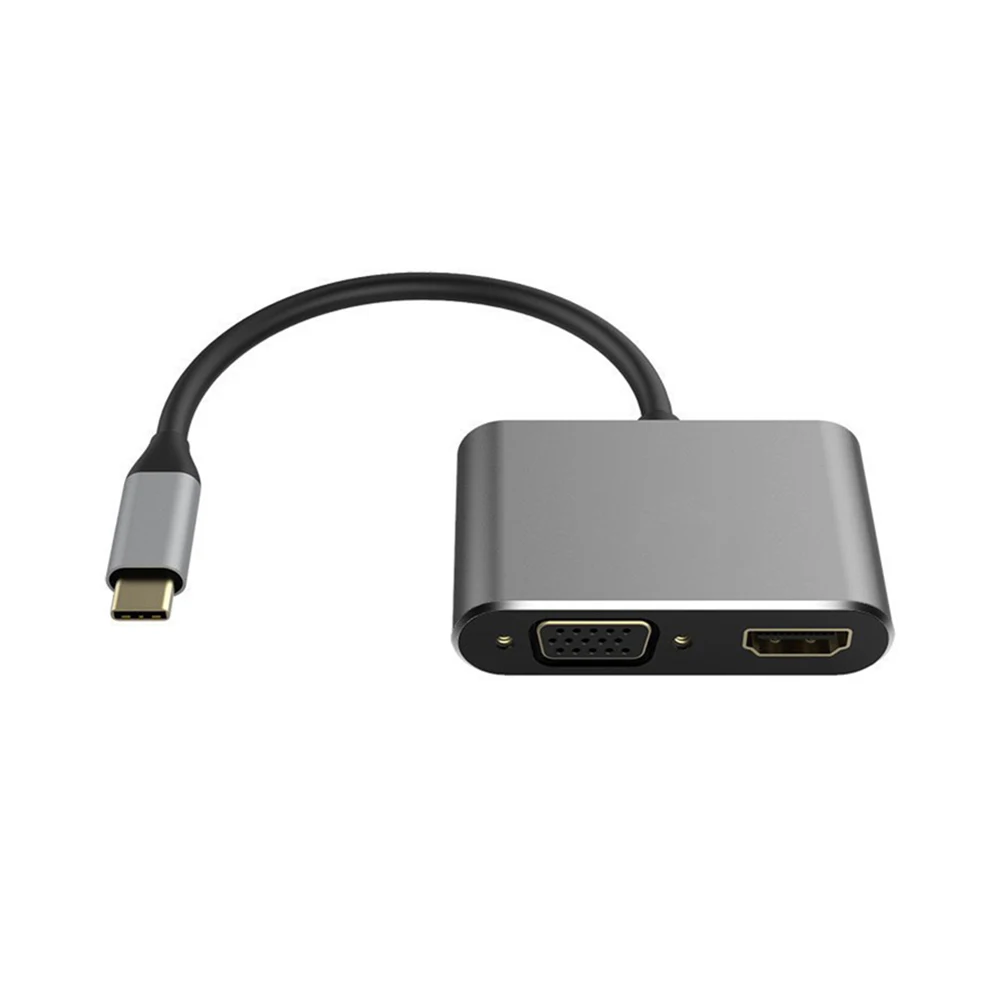 

New USB 3.1 Type C to 4K HDMI interface VGA Hub Adapter Converter for Macbook Air Pro Laptop
