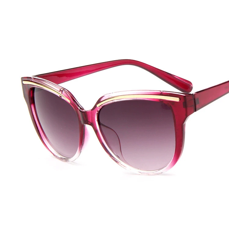 Oculos de sol feminino женские брендовые Модные солнцезащитные очки кошачий глаз рамка