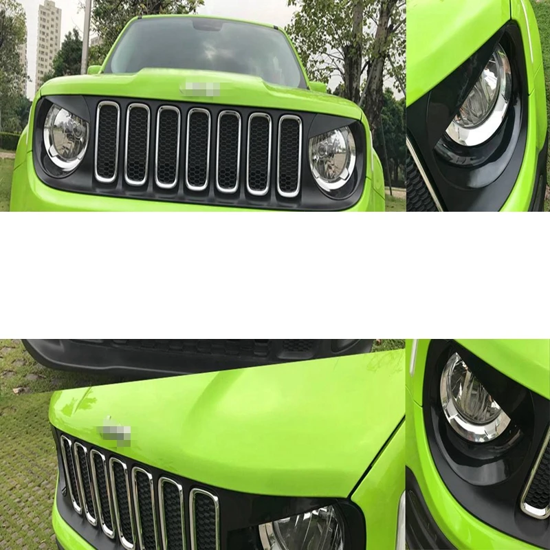 Marlaa обрамление передний свет фар Angry Bird Стиль ABS Накладка для- Jeep Renegade-2 шт
