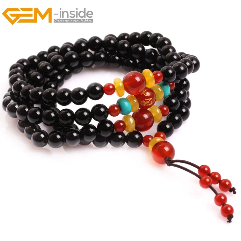 Буддийские Молитвенные Четки Zen Mala Gem-Inside тибетские четки бусины Бодхи Бусины