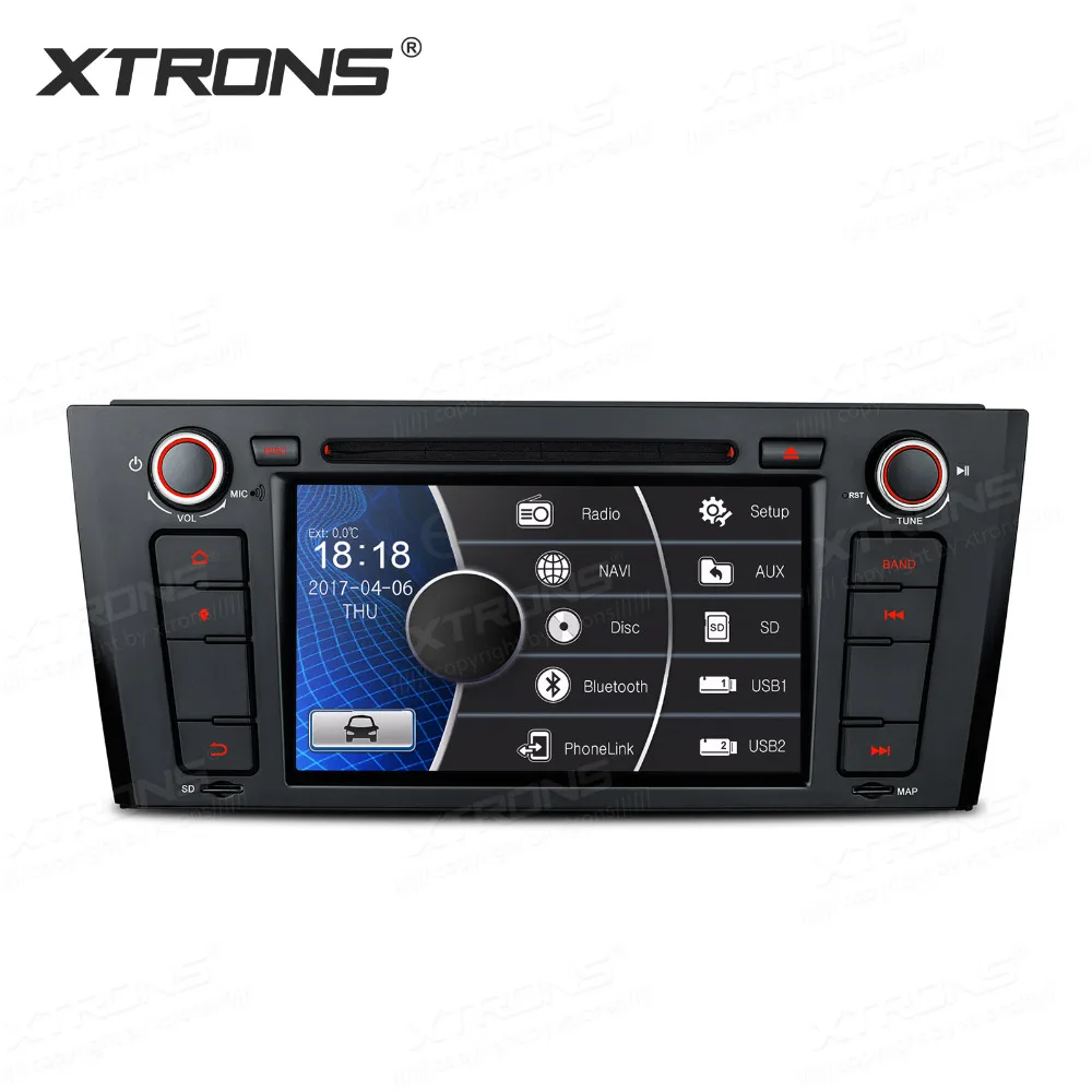 XTRONS 7 дюймов HD цифровой сенсорный экран Экран Dual CANbus GPS навигация рулевого колеса