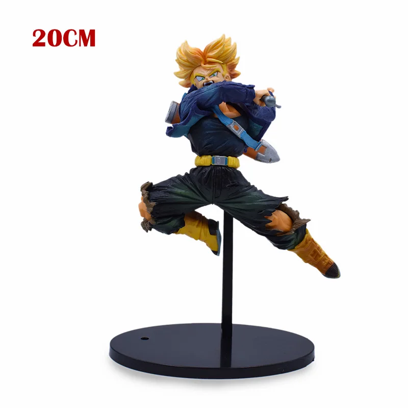 no box 3 стиля 15-24 см Dragon Ball Z BWFC Super Saiyan trunks Сон Гоку фигурка ПВХ фигурка модель драконьего мяча детские игрушки - Цвет: no box