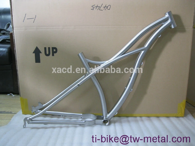 Титановая велосипедная Рама для круизера с откидной крышкой V-образным тормозом