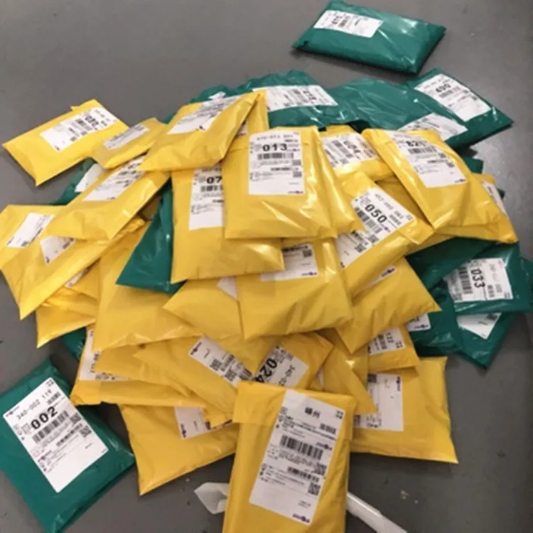 50pcs 100% New PE Poly Mailer Mailing Bag Express Box Clothing T-shirt Envelope Plastic Dress Gloves Trash Adhesive Pouches images - 6
