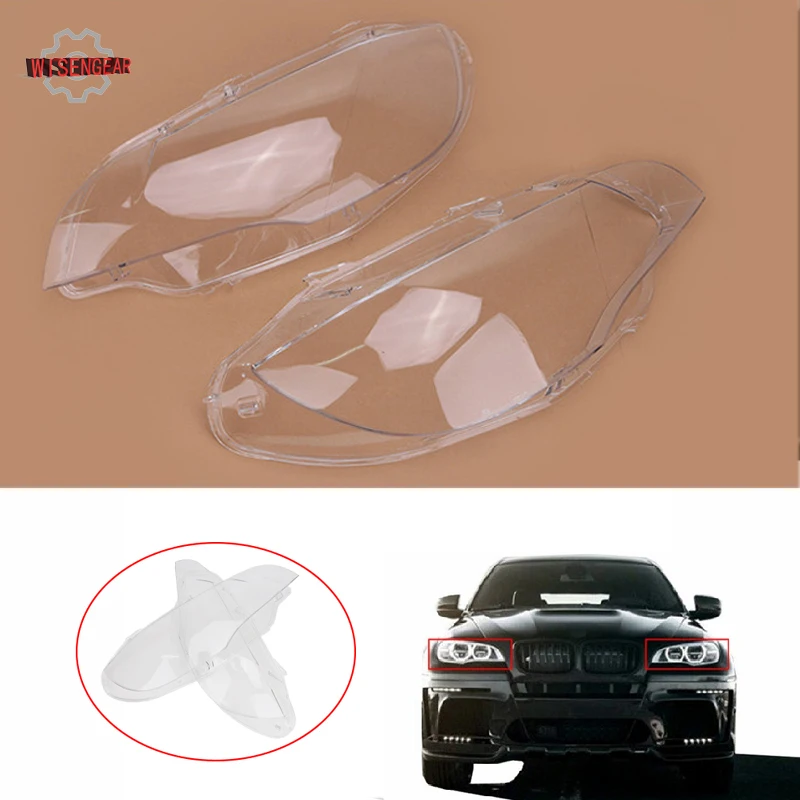 Головной светильник крышка головной абажур корпус объектива для BMW X6 E71 2007 2010