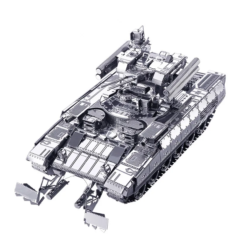 Piececool BMPT Танк 3D лазерная резка металла головоломка DIY Сборка Модель-пазл военный