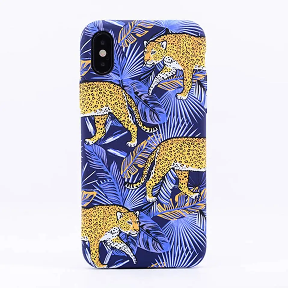 King of beasts Patterned For iPhone 7 8 Plus X Funda Animal Tiger Phone case 6 6S coque |