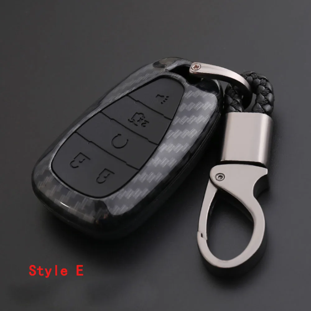 Автомобильный держатель для ключей из углеродного волокна Chevrolet Malibu Equinox Cruze Camaro