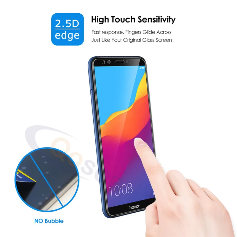 Qosea для huawei Honor 7C Защитная пленка экрана 9 H Взрывозащищенная прозрачная