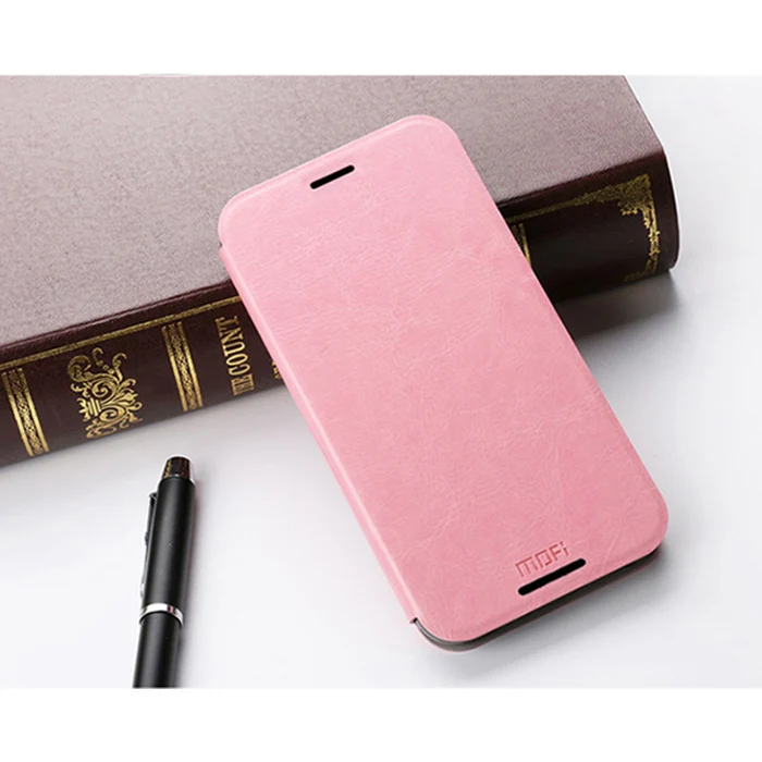 Mofi Steel Plate Inside Leather Case For HTC One M9 Flip Style Hight Quality Mobile Phone Free shipping |