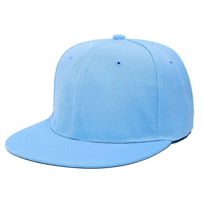 light blue 1 шт., индивидуальная Мужская Хип-Хоп Кепка с вышивкой, Кепка с логотипом на заказ, надпись, номер, Снэпбэк Кепка для женщин, подарок на день рождения, Прямая поставка - Цвет: light blue
