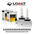 LOAUT 2 шт. 3000K-12000K D1S D1R D2S D2R D3S D4S D4R лампочка фары HID фары лампы комплект 12В противотуманный свет 35 Вт55W 6000K 4300K 8000K