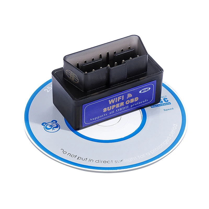 Rovtop Супер Мини ELM327 V1.5 Wifi OBD2 Авто Код считыватель ELM 327 Автомобильный