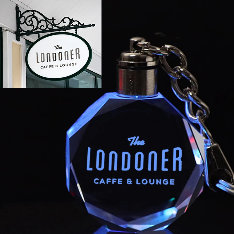 Индивидуальный Кристалл DIY логотипы персонализированный брелок для ключей